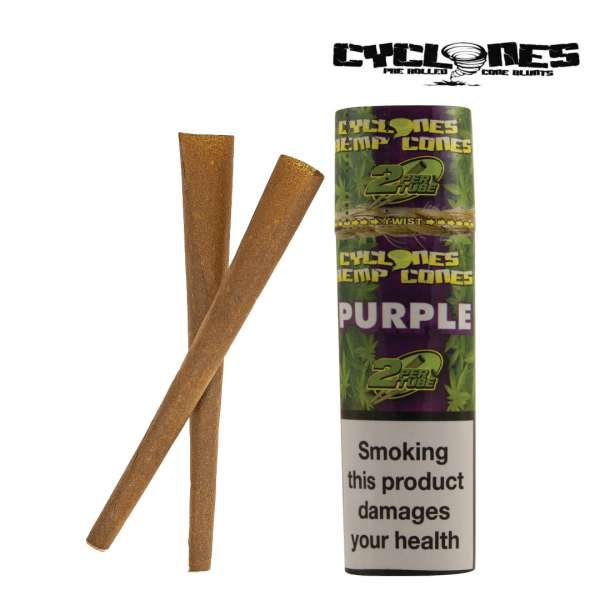 CYCLONES Hemp Cones Purple